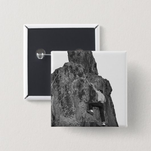 Mann-Klettern Button (Vorne & Hinten)