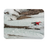 Mann klettert Eis, Colorado Magnet (Horizontal)