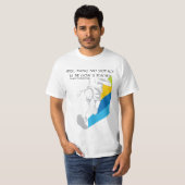 Mann-Laufen, Plakat inspirierend T-Shirt (Vorne ganz)