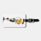 Mann-laufende Gepäckanhänger (Vorderseite horizontal)