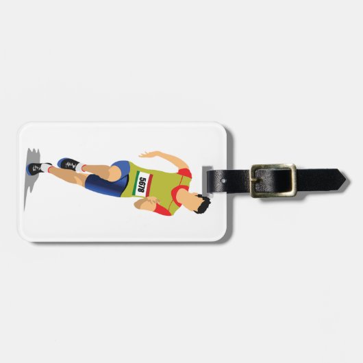 Mann-laufende Gepäckanhänger (Vorderseite horizontal)