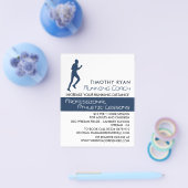 Mann läuft, Athletik Lektion Werbung Flyer (Einzeln)