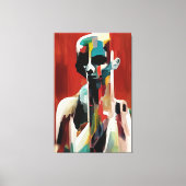 Mann Leinwanddruck (Vorderseite)