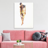 Mann Leinwanddruck (Insitu (Wohnzimmer))