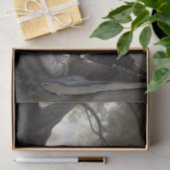 Mann liest unter Baum Szenen-Decoupage Seidenpapier (Geschenk)