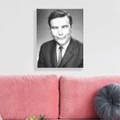 Mann macht das Gesicht Leinwanddruck (Insitu (Wohnzimmer))