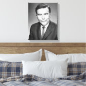 Mann macht das Gesicht Leinwanddruck (Insitu (Schlafzimmer))