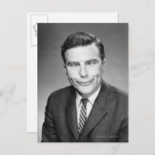 Mann macht das Gesicht Postkarte (Vorne/Hinten)