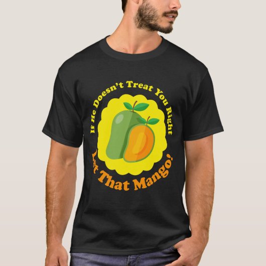 Mann Mango T-Shirt (Vorderseite)