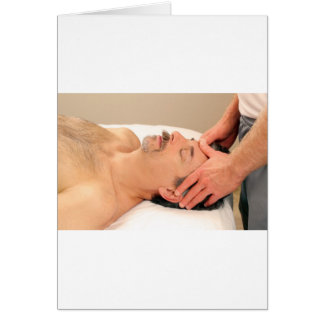 Mann Massage männliche Gesicht