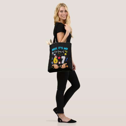 Mann, mein erster Tag nach den Ferien Tasche (Am Model)