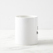 Mann. Mir ist heiß Kaffeetasse (Mittel)