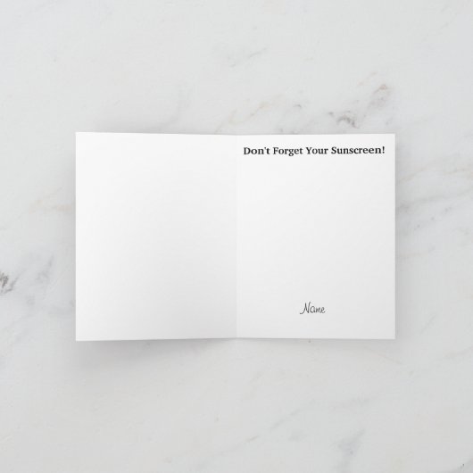 Mann mit Ahornsirup Barrel Canada Day Card Karte (Innenseite)