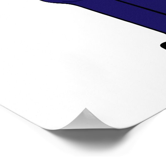 Mann mit Balloons Poster (Ecke)