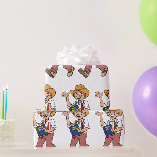 Mann mit Bibel Geschenkpapier