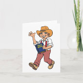 Mann mit Bibel Karte