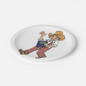 Mann mit Bibel Pappteller (Schrägansicht)