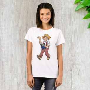 Mann mit Bibel T-Shirt