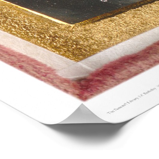 Mann mit blauer Umhang und Revolver (40455) Poster (Ecke)