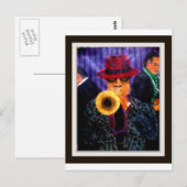 Mann mit dem goldenen Horn Postkarte (Vorne/Hinten)