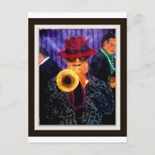 Mann mit dem goldenen Horn Postkarte (Vorderseite)
