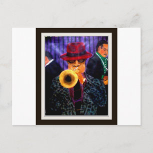 Mann mit dem goldenen Horn Postkarte