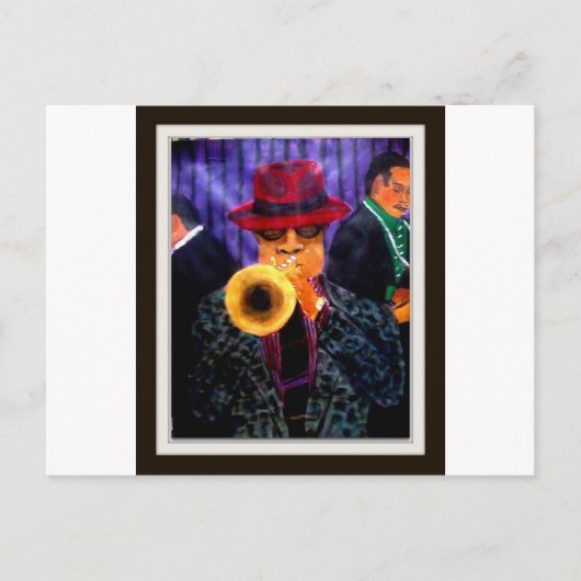 Mann mit dem goldenen Horn Postkarte (Vorderseite)