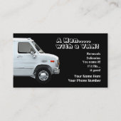 Mann mit einem Geschäft/Visitenkarten des Visitenkarte (Rückseite)