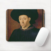 Mann mit einem Glas Wein Mousepad (Mit Mouse)