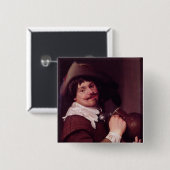 Mann mit einem Krug Button (Vorne & Hinten)