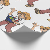 Mann mit einer Bibel Geschenkpapier (Ecke)