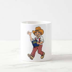 Mann mit einer Bibel Kaffeetasse