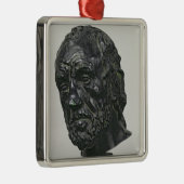 Mann mit einer gebrochenen Nase, 1865 Silbernes Ornament (Rechts)