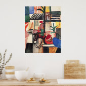 Mann mit Esel von August Macke Poster (Küche)