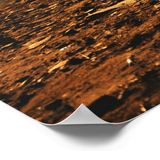 Mann mit Fahrrad Poster (Ecke)