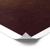 Mann mit Falke Poster (Ecke)