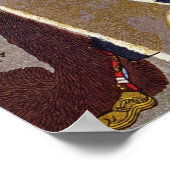 Mann mit Fox Goddess Kuniyoshi Fine Art Poster (Ecke)