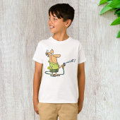 Mann mit Gartenschlauch T-Shirt