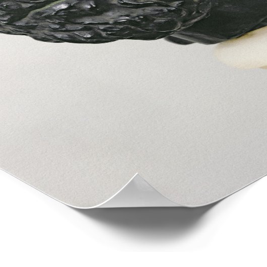 Mann mit gebrochener Nase, 1865 Poster (Ecke)