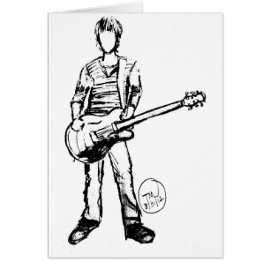 Mann mit Gitarre