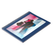 Mann mit GitarrenspiralNotebook Notizblock (Linke Seite)