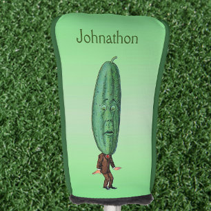 Mann mit großer Spitze für Kopf überraschend Gesic Golf Headcover