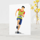 Mann mit Grußkarten Karte (Gelbe Blume)