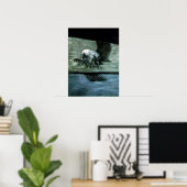 Mann mit Hund Poster (Heimbüro)