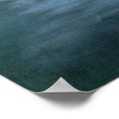 Mann mit Hund Poster (Ecke)