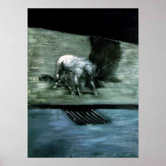 Mann mit Hund Poster (Vorne)