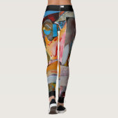 Mann mit Hut Leggings (Rückseite)