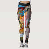 Mann mit Hut Leggings (Vorderseite)