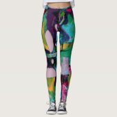 Mann mit Hut-Leggings Leggings (Vorderseite)