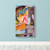 Mann mit Hut Leinwanddruck (Insitu (Holzboden))